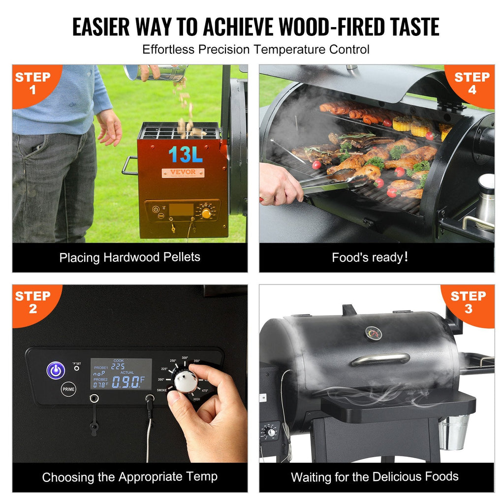 53 Inch Portable Charcoal Grill, Propane Gas Grills With Cover And