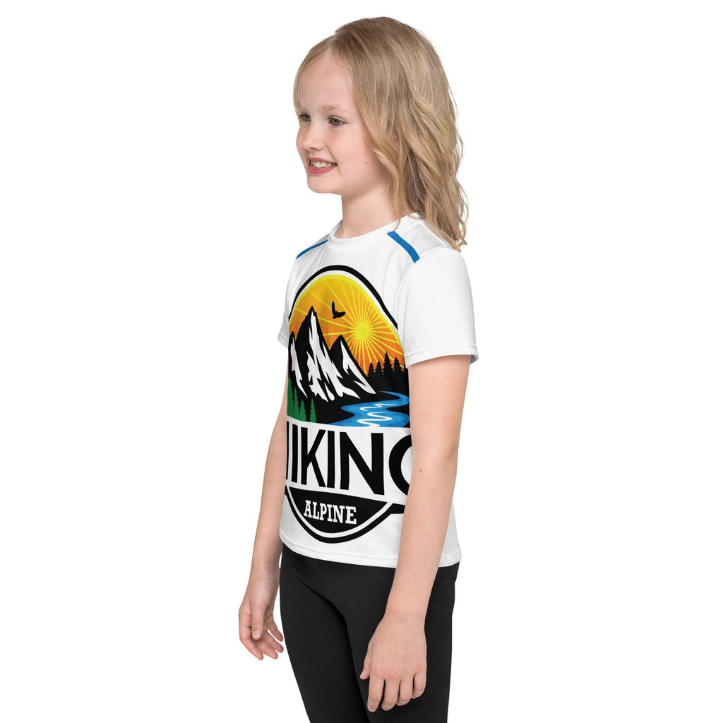 Hiking Alpine Kids crew neck t-shirt
