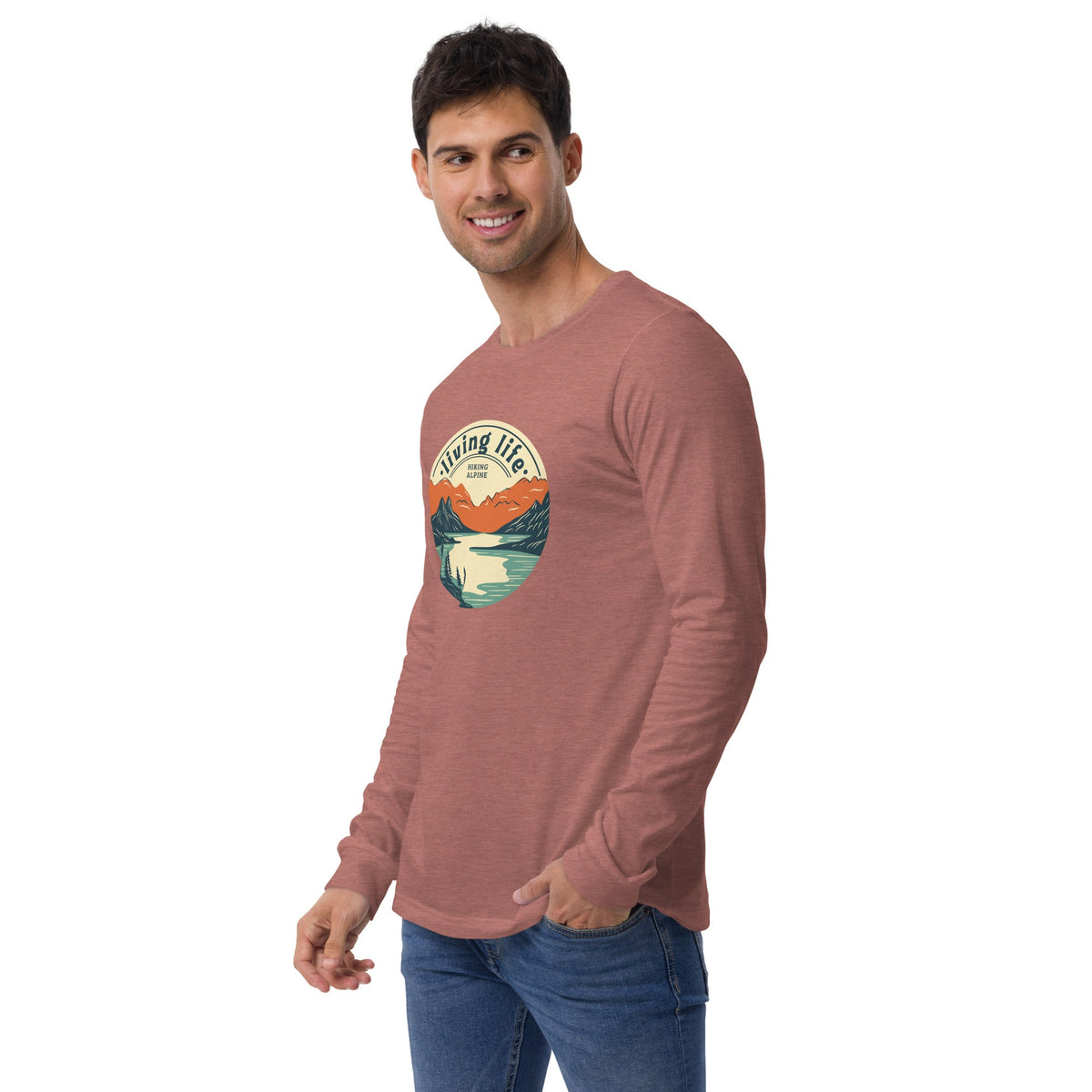 Hiking Alpine Outdoors Unisex Long Sleeve Tee