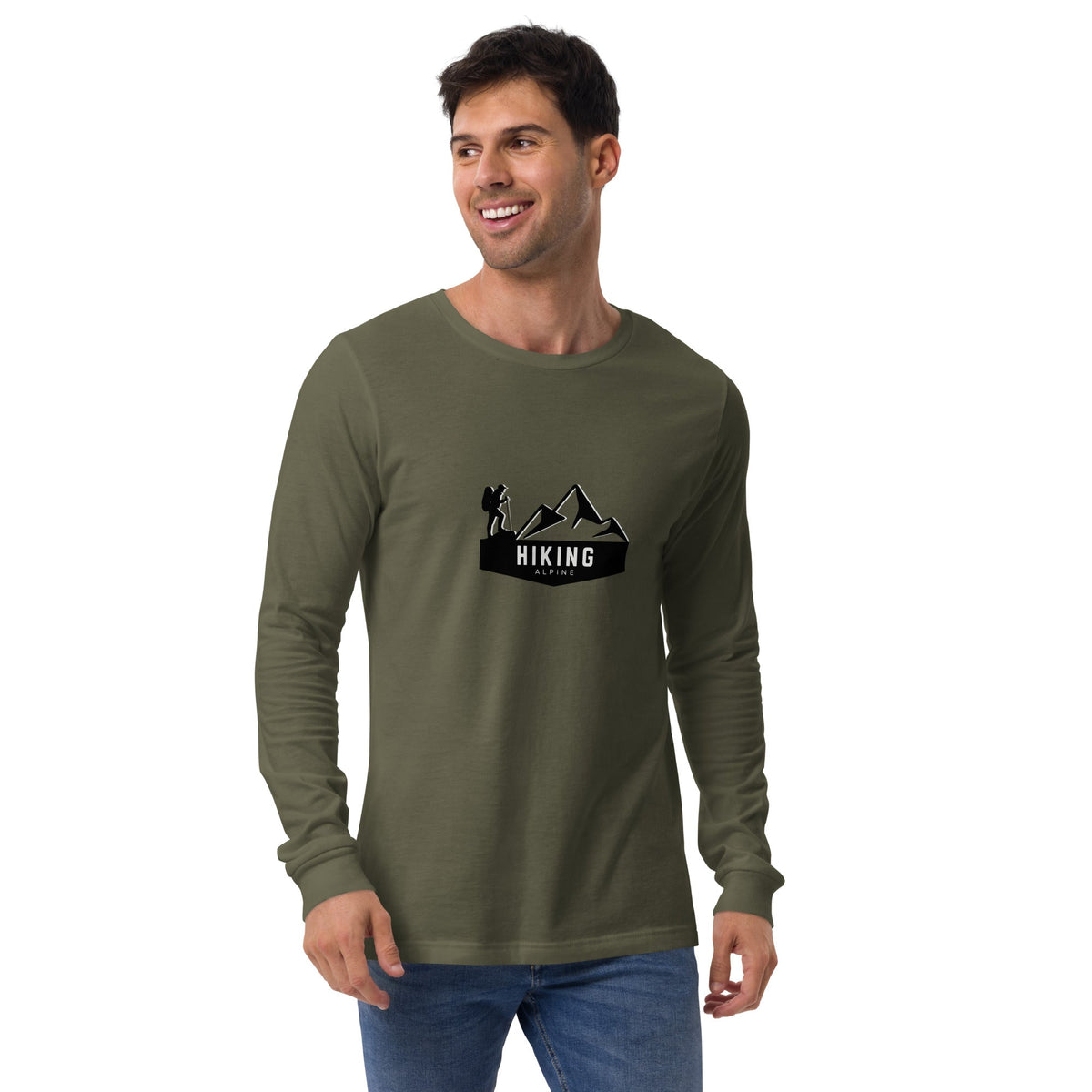 Hiking Alpine Unisex Long Sleeve Tee