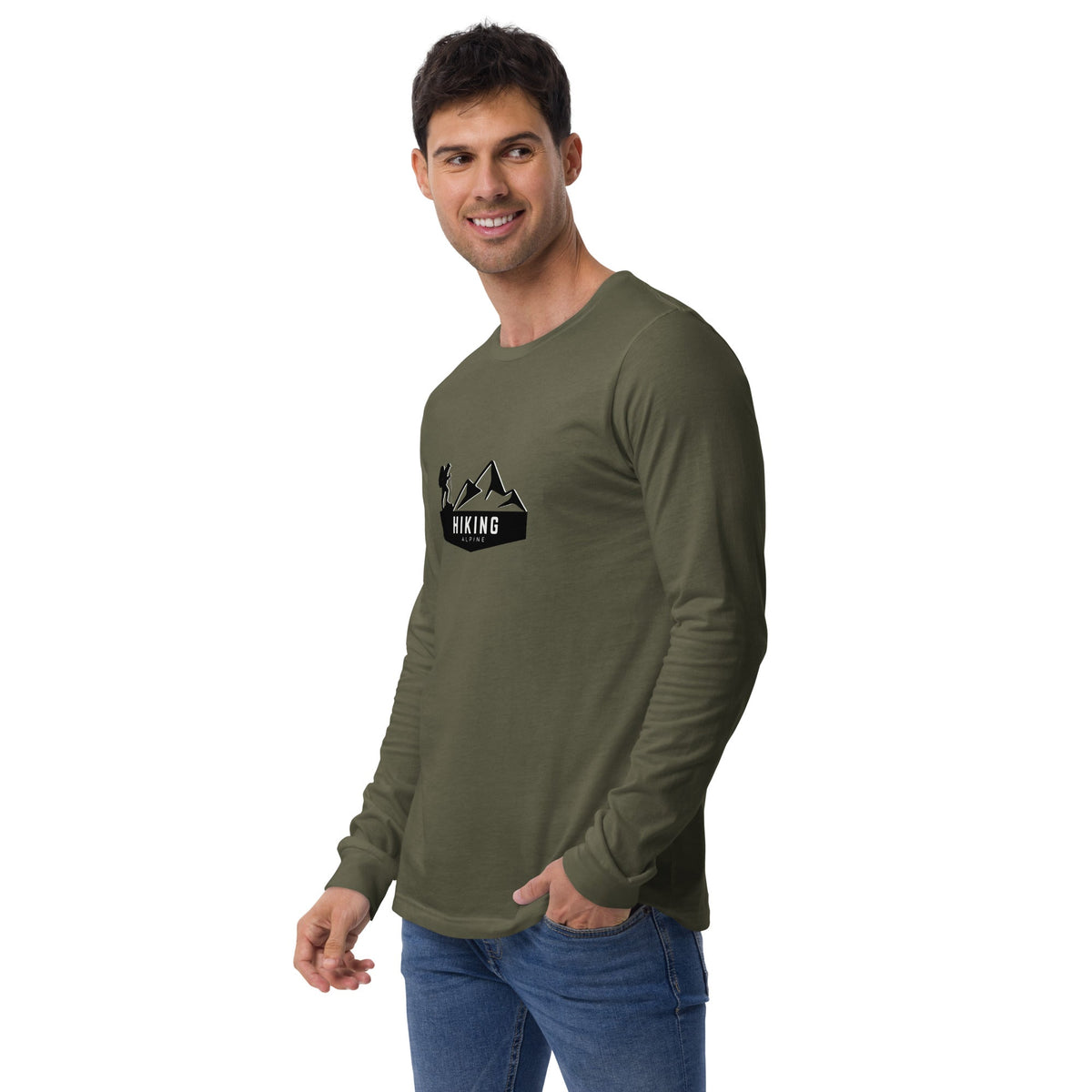 Hiking Alpine Unisex Long Sleeve Tee