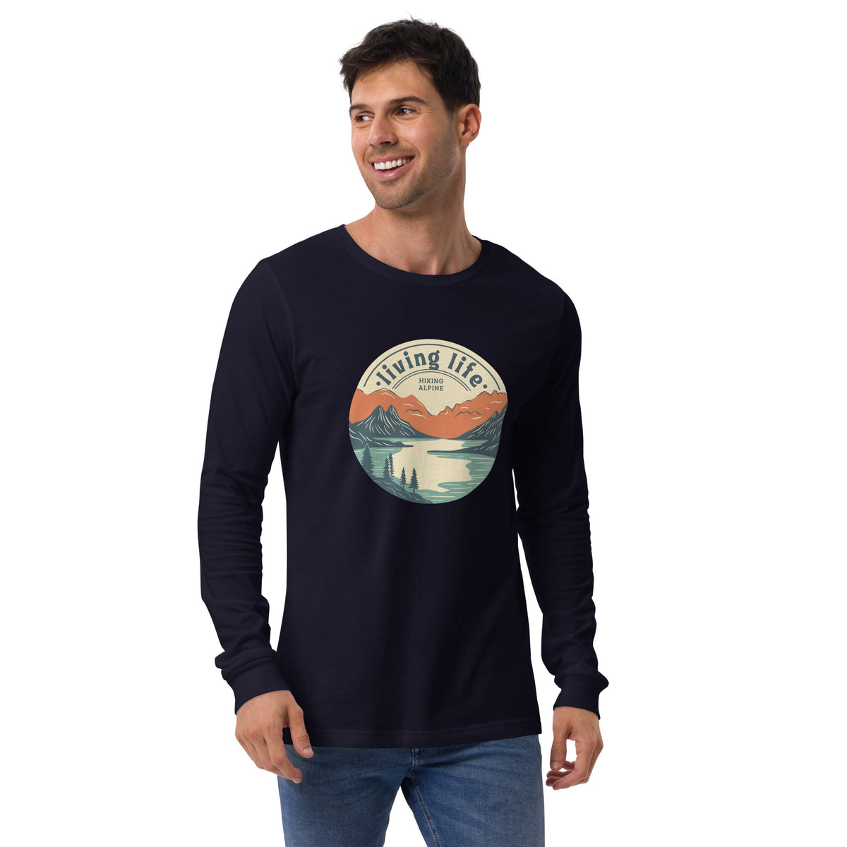 Hiking Alpine Outdoors Unisex Long Sleeve Tee