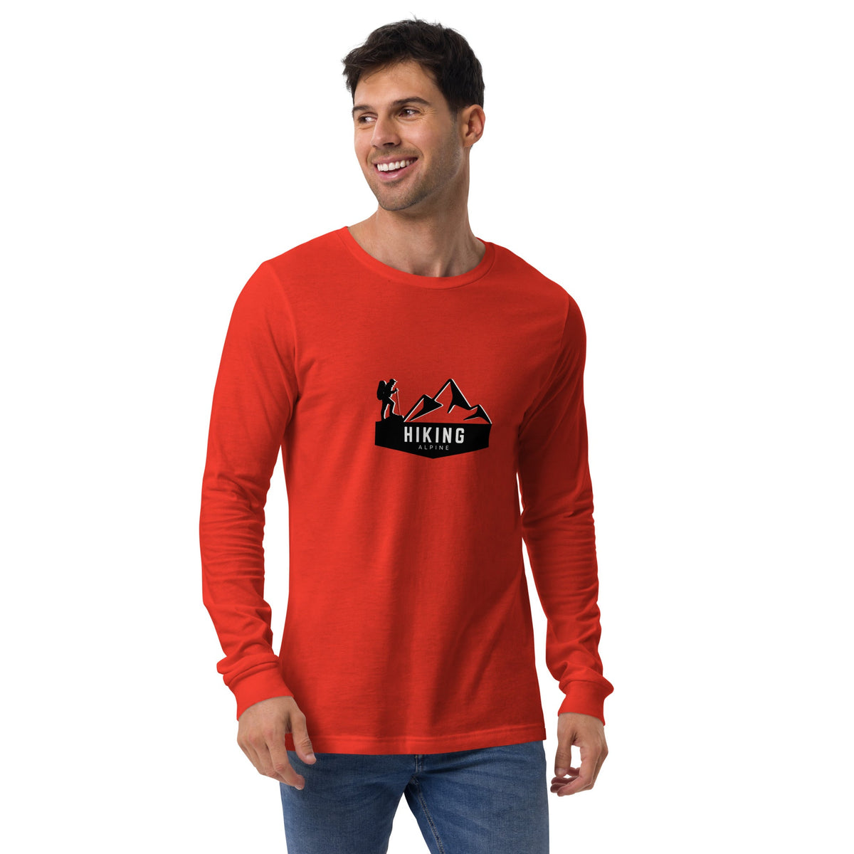 Hiking Alpine Unisex Long Sleeve Tee