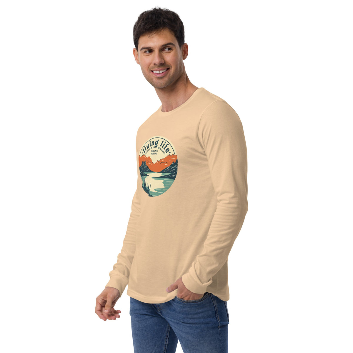 Hiking Alpine Outdoors Unisex Long Sleeve Tee