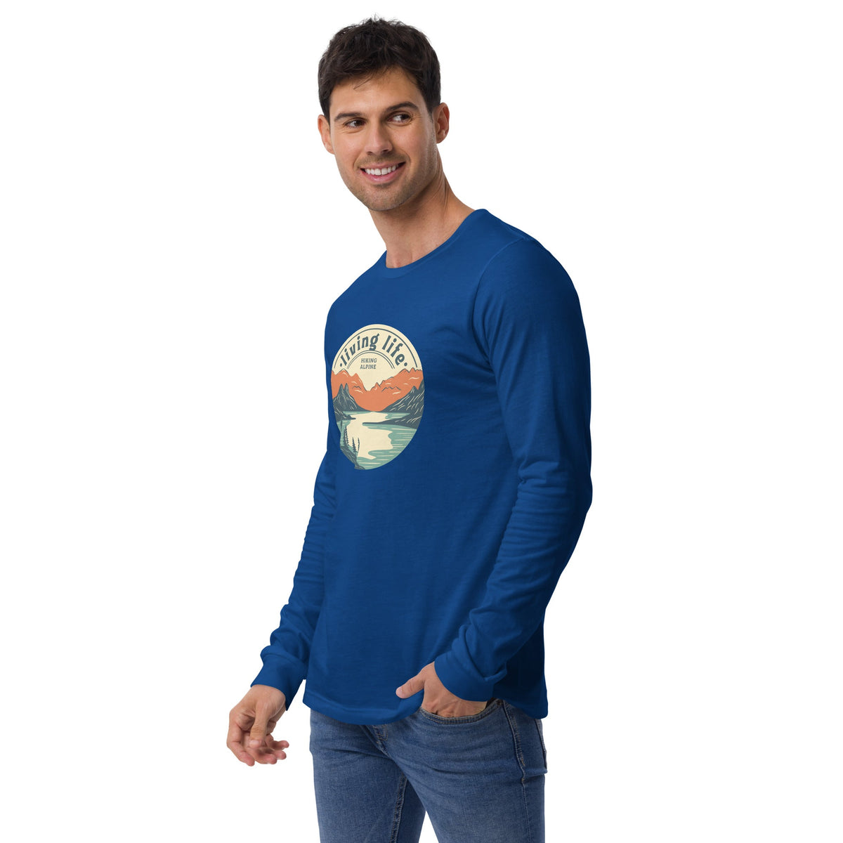 Hiking Alpine Outdoors Unisex Long Sleeve Tee