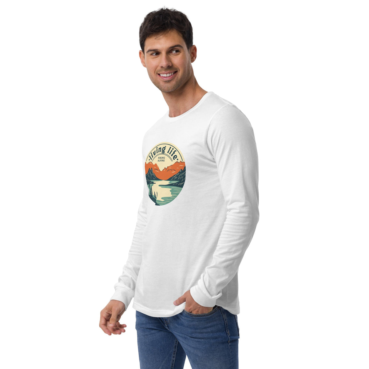 Hiking Alpine Outdoors Unisex Long Sleeve Tee